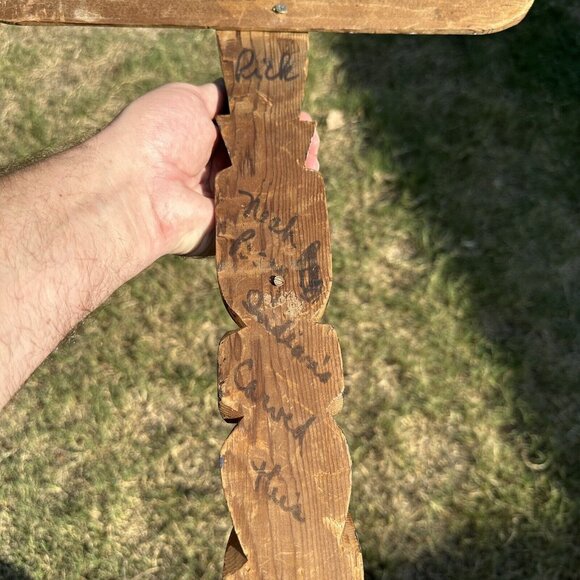 Makah Totem Neah Bay Olympic WA‎ 24.5" x 15.5" Hand Carved Painted NWC Sign Rick - Picture 13 of 16